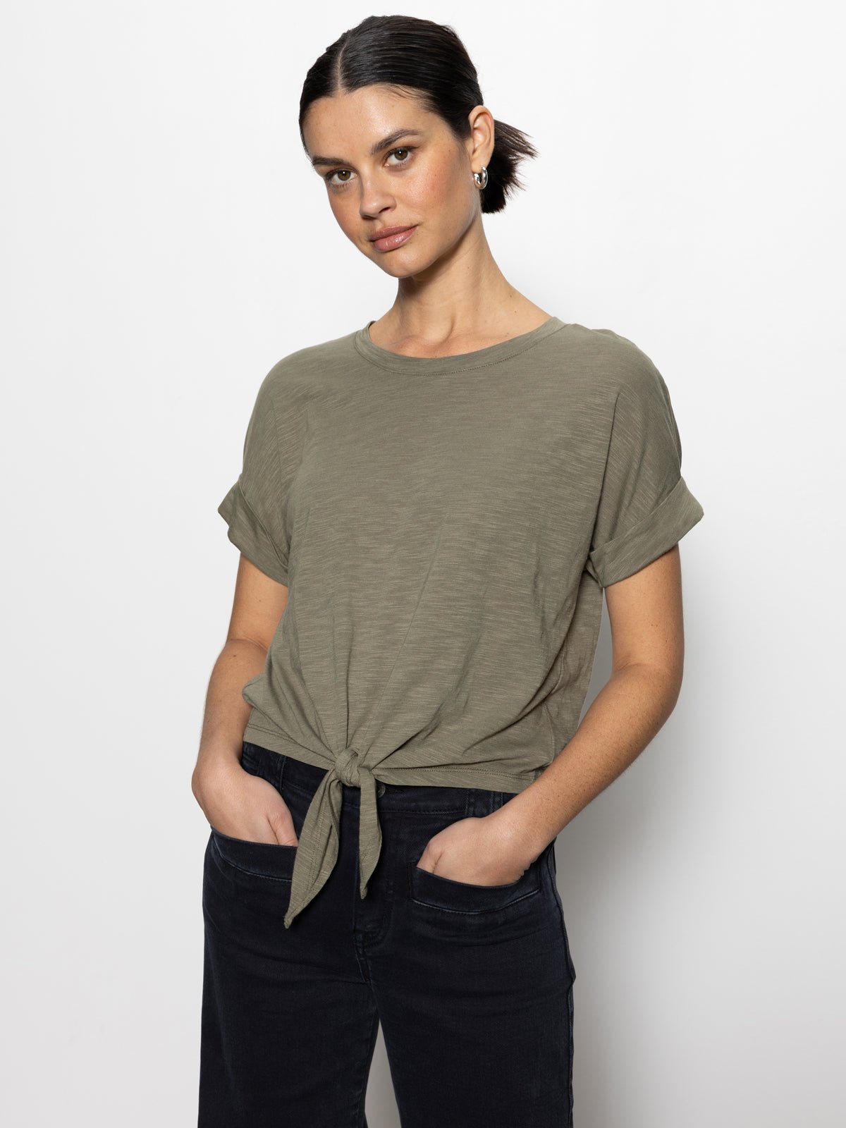 All Day Tie Tee Trail Green