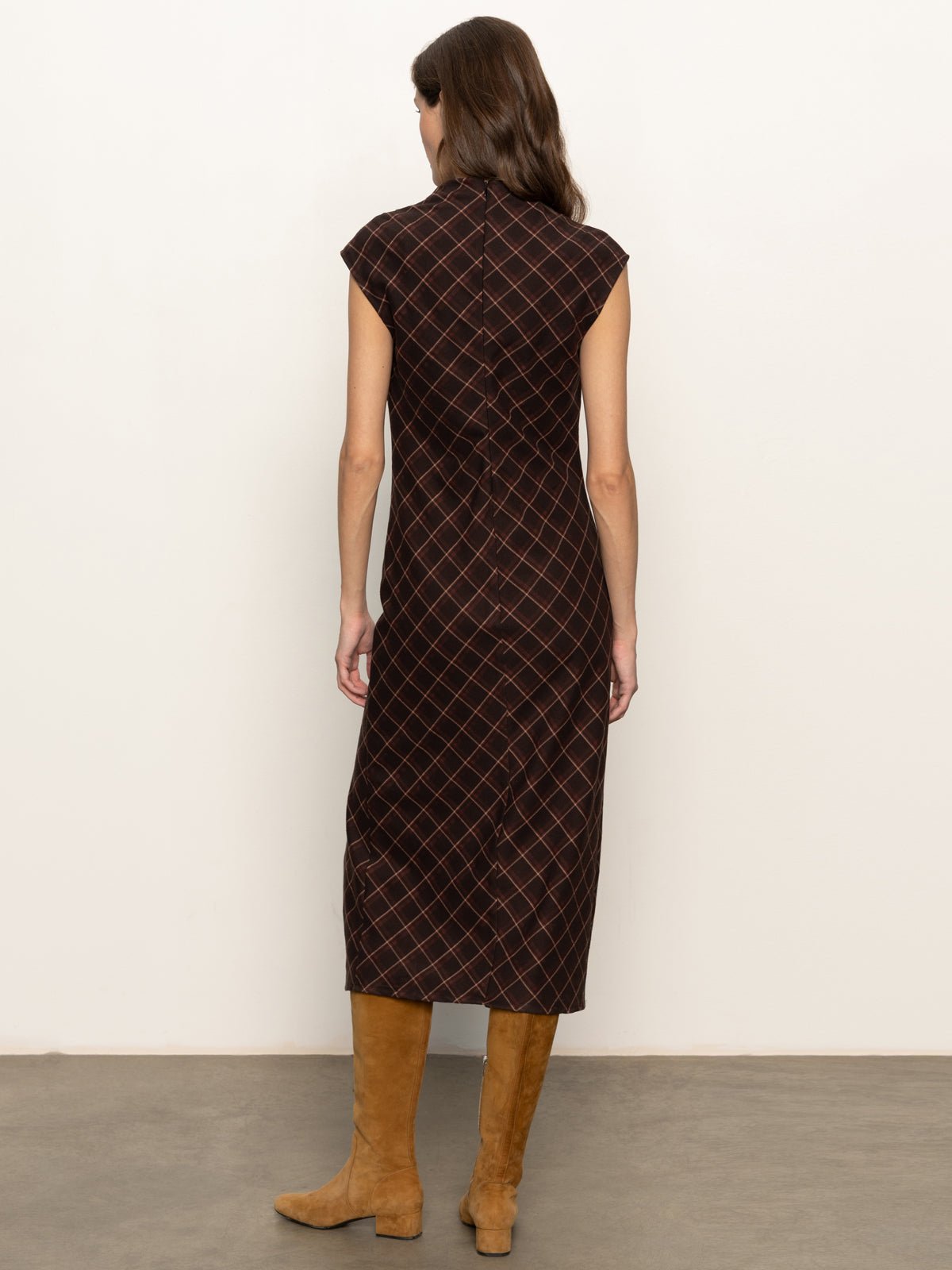 Autumns Best Dress Cocoa Plaid