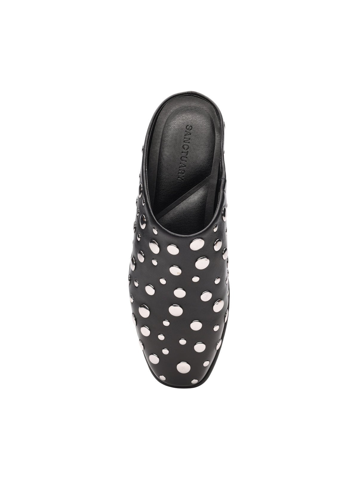 Bari Studs Mule Black