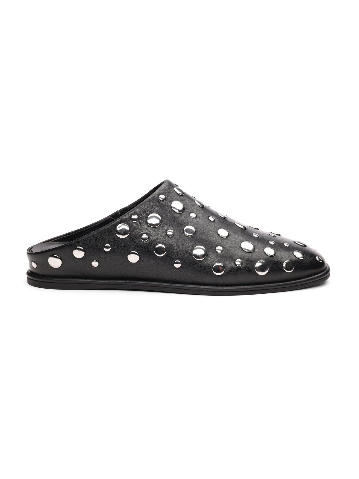 Bari Studs Mule Black