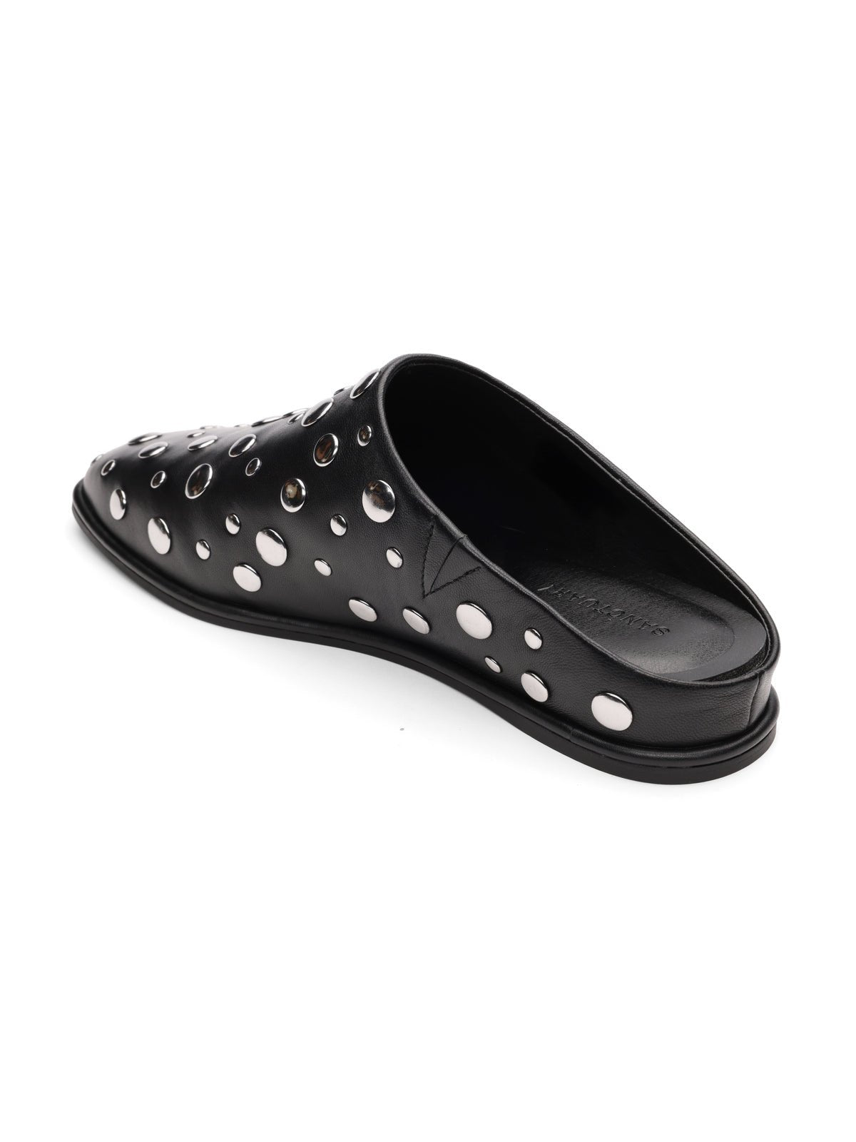 Bari Studs Mule Black