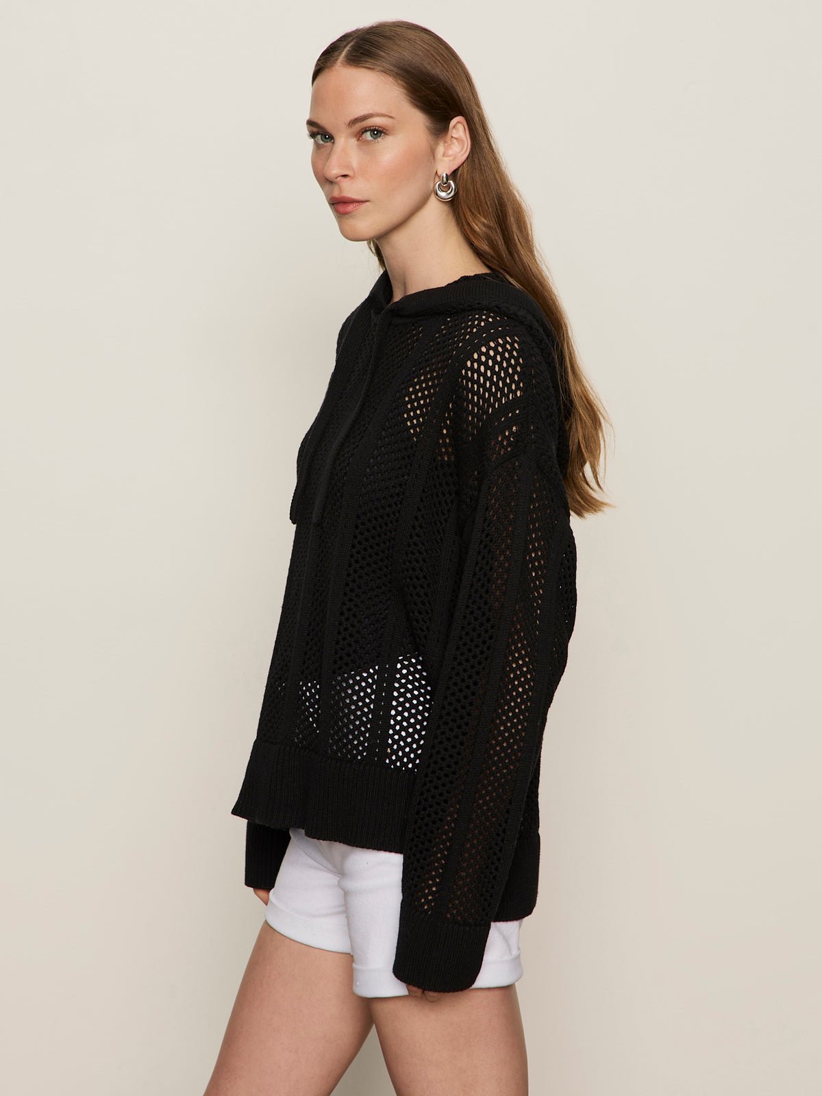 Beach Hoodie Black