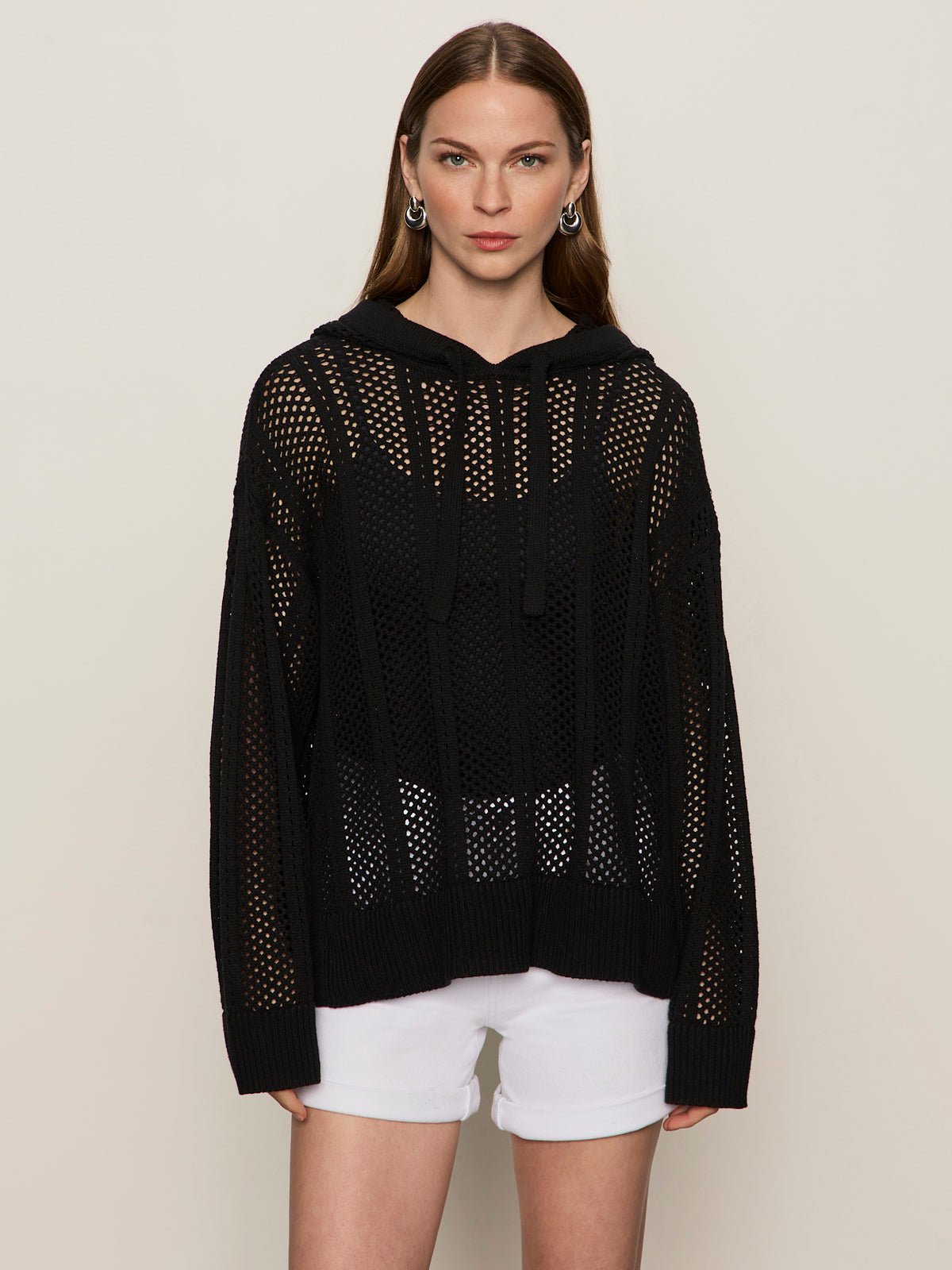 Beach Hoodie Black