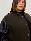 Club Varsity Jacket Midnight Olive Extended Sizing